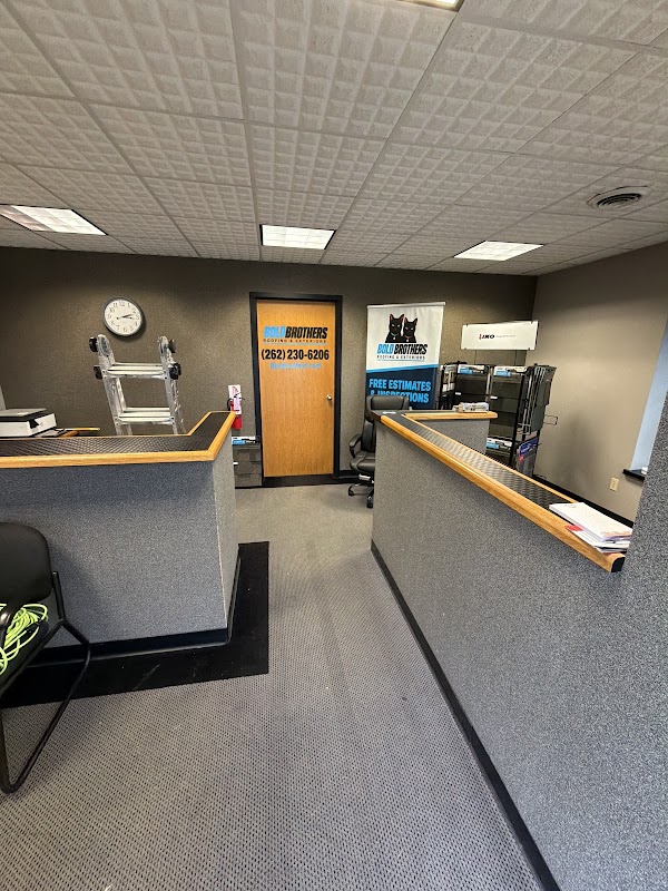 Reception area of the BOLD Brothers Butler, Wisconsin office