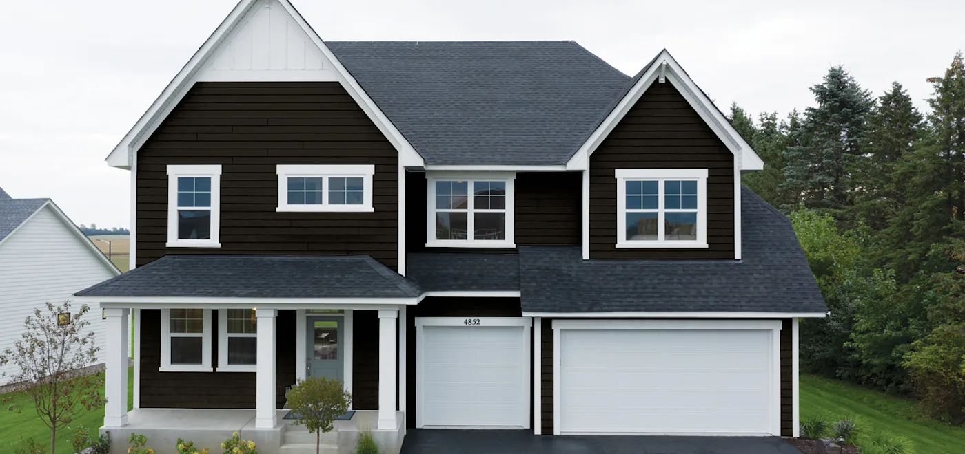 LP ExpertFinish Colors On Real Homes in Bonsai Black