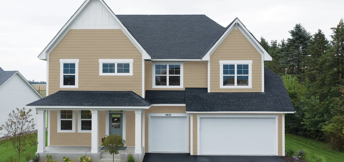 LP ExpertFinish Colors On Real Homes in Terra Brown