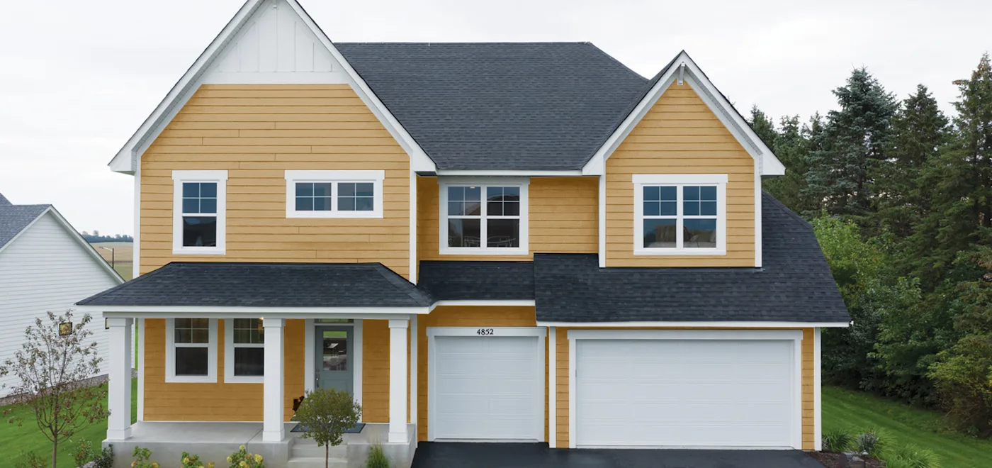 LP ExpertFinish Colors On Real Homes in Harvest Honey